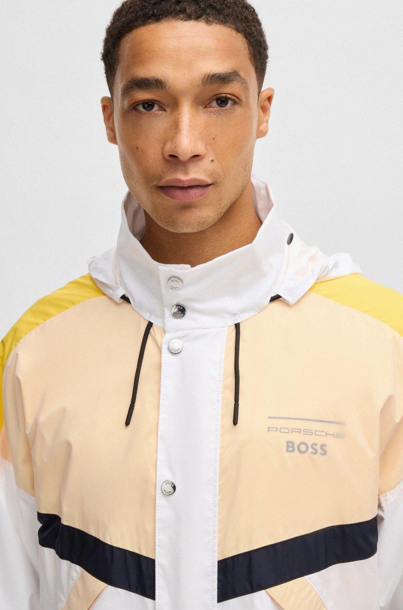 Hugo Boss Chaqueta Porsche X BOSS Repelente Al Agua Con Bloques De Color