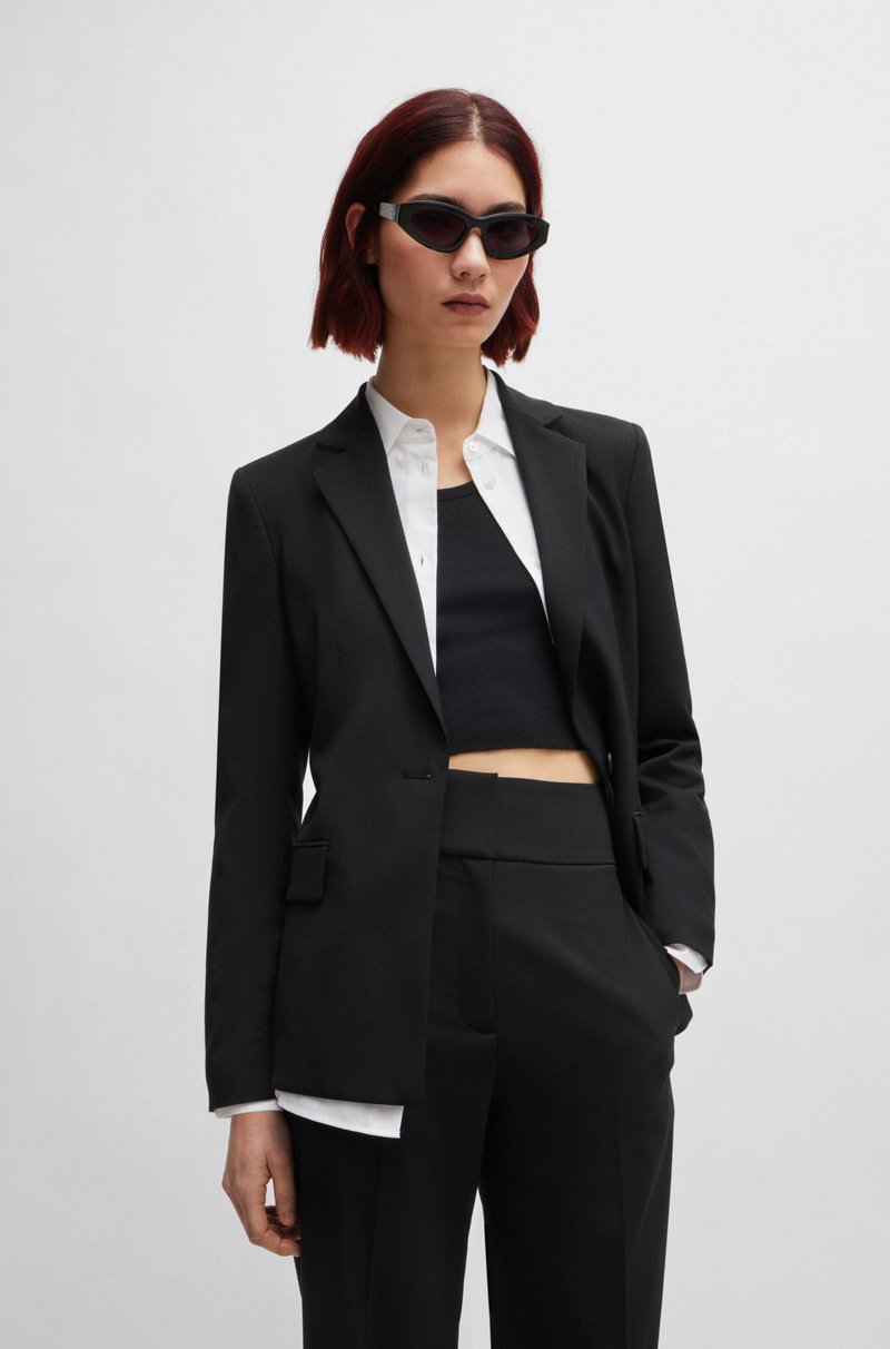 Hugo Boss Chaqueta regular fit con solapas descendentes