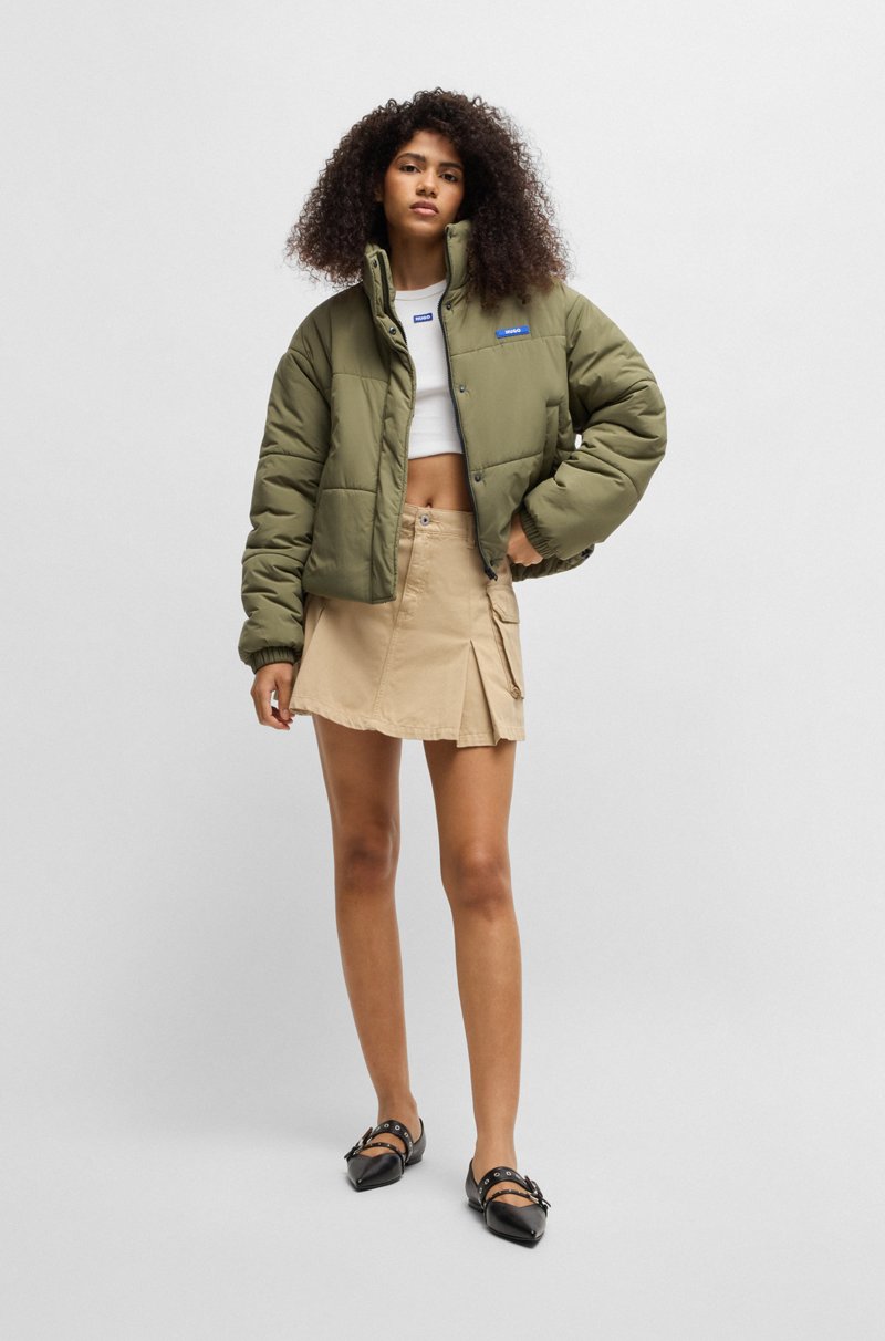 Hugo Boss Chaqueta Relaxed Fit Repelente Al Agua Con Insignia De Logo De Silicona