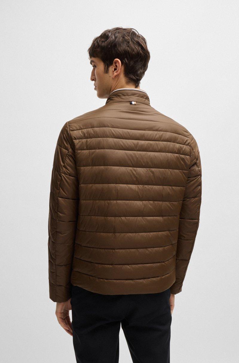 Hugo Boss Chaqueta Repelente Al Agua Con Cinta De Logo En 3D