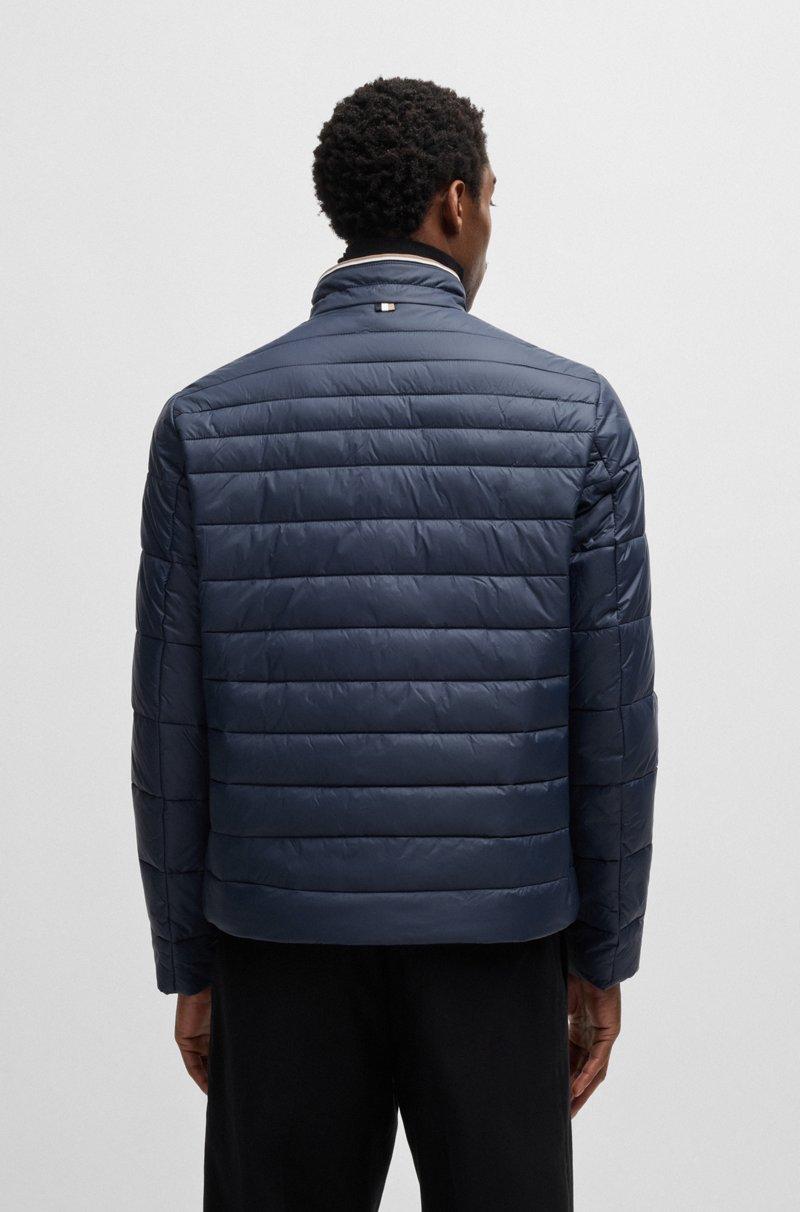 Hugo Boss Chaqueta Repelente Al Agua Con Cinta De Logo En 3D
