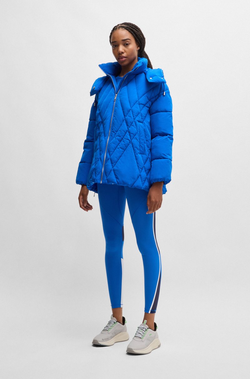 Hugo Boss Chaqueta Repelente Al Agua Con Guateado De Temporada