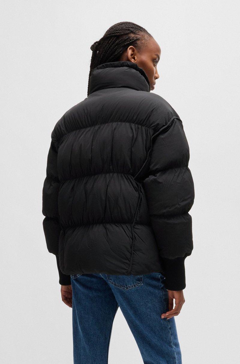 Hugo Boss Chaqueta Repelente Al Agua Con Insignia De Logo Apilado