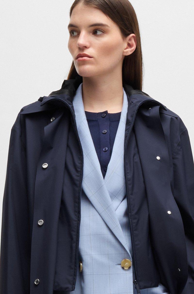 Hugo Boss Chaqueta Repelente Al Agua Con Interior Desmontable De Forro Polar