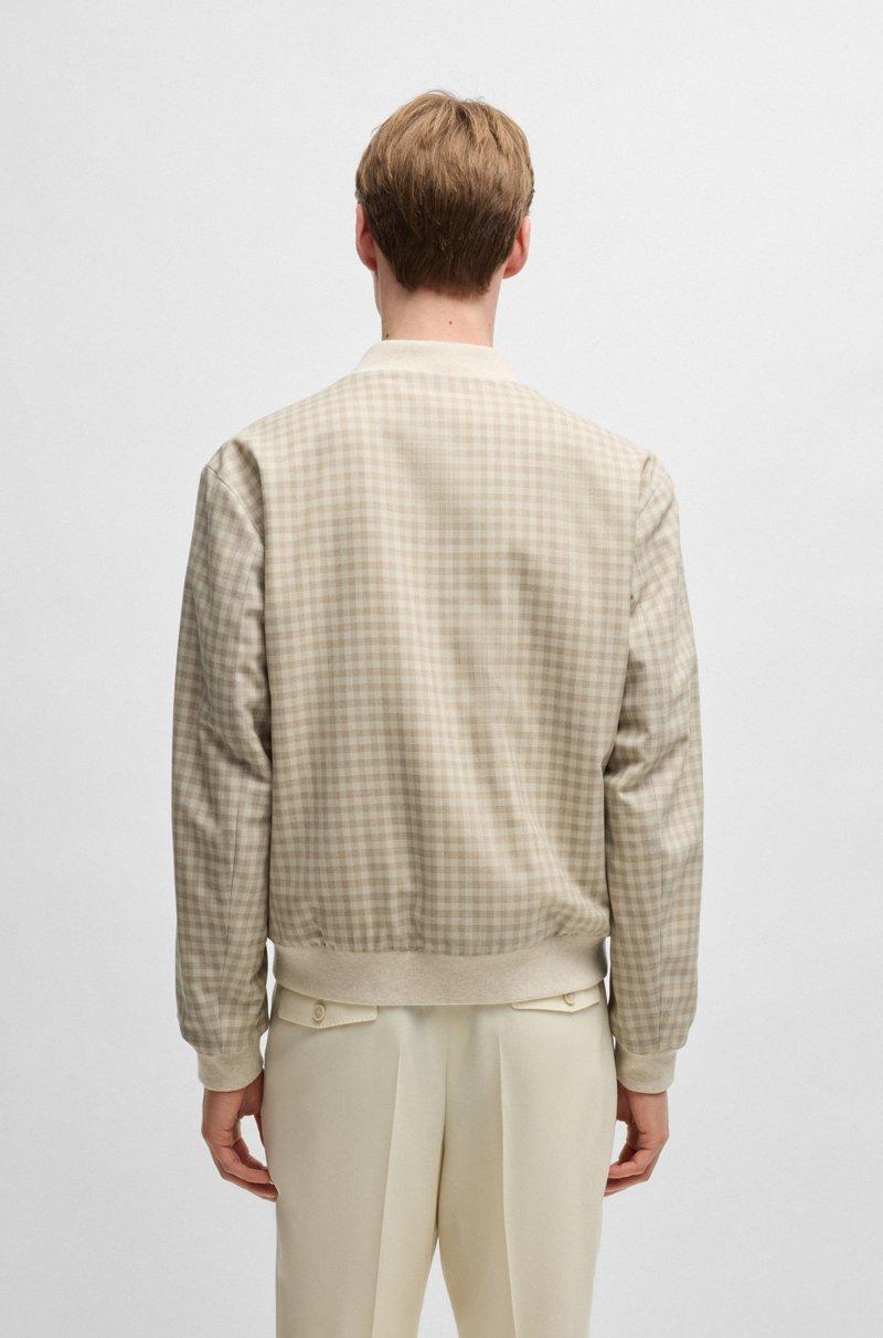 Hugo Boss Chaqueta Reversible Con Acabado Repelente Al Agua