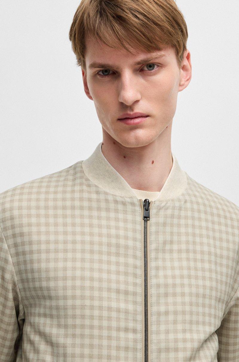 Hugo Boss Chaqueta Reversible Con Acabado Repelente Al Agua