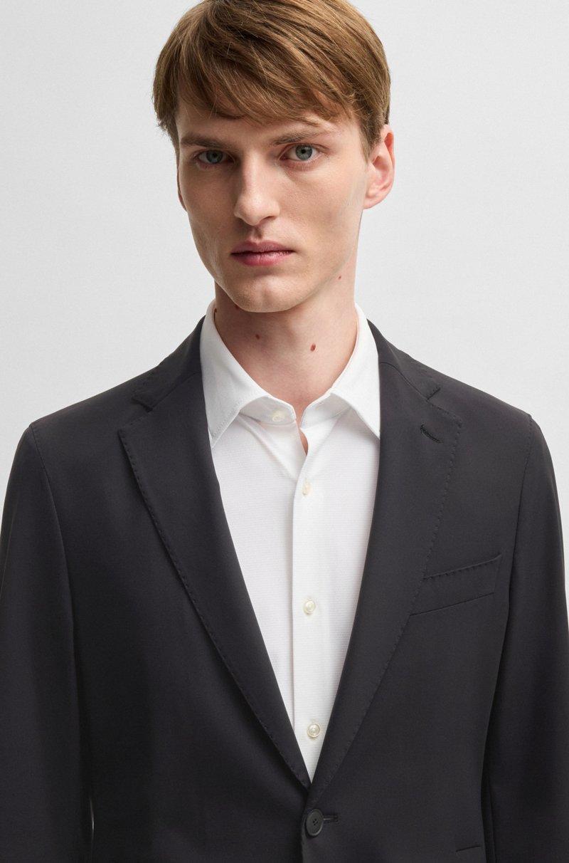 Hugo Boss Chaqueta Slim Fit Con Capucha Interior Extraíble