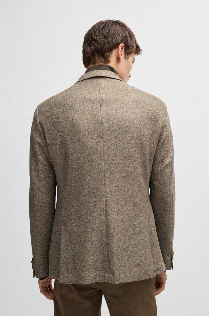Hugo Boss Chaqueta Slim Fit De Punto Elástico Con Lana