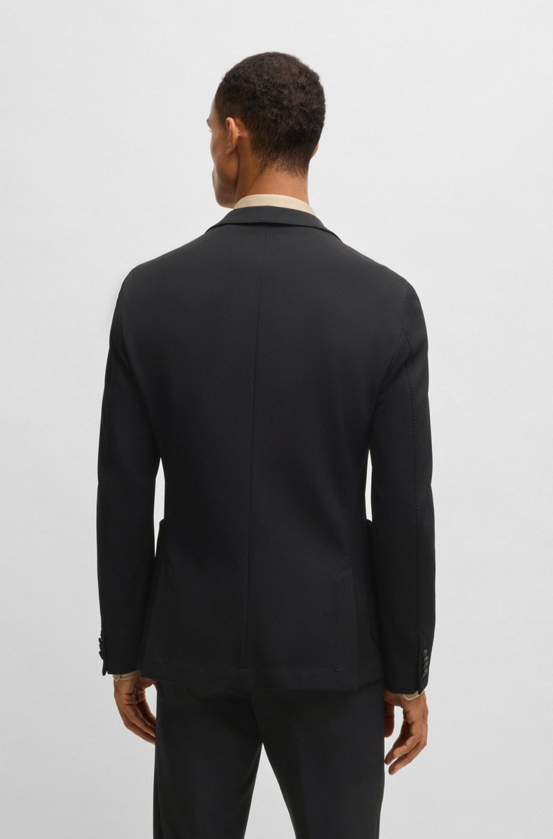 Hugo Boss Chaqueta Slim Fit De Tejido Elástico Lavable