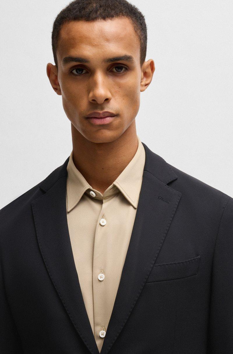 Hugo Boss Chaqueta Slim Fit De Tejido Elástico Lavable