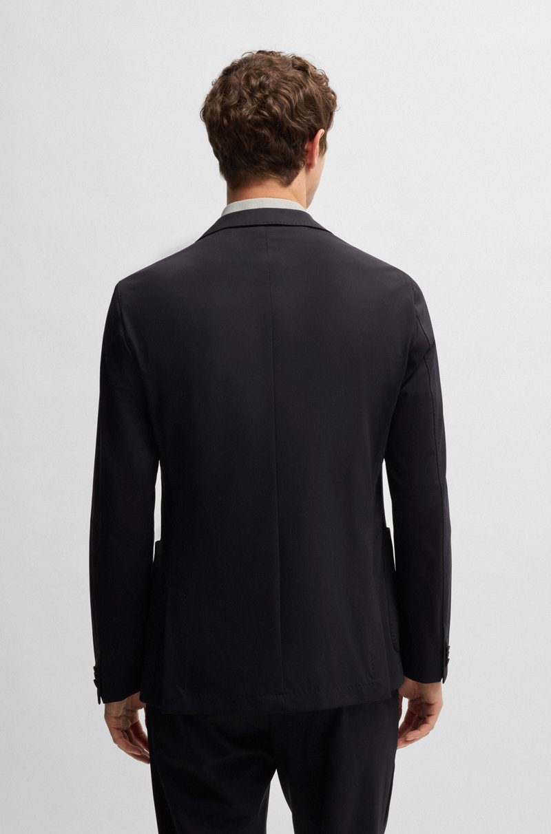 Hugo Boss Chaqueta Slim Fit En Punto Técnico Elástico