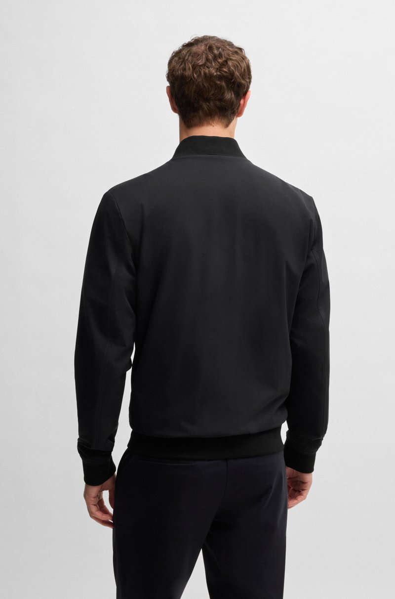Hugo Boss Chaqueta Slim Fit En Punto Técnico Elástico