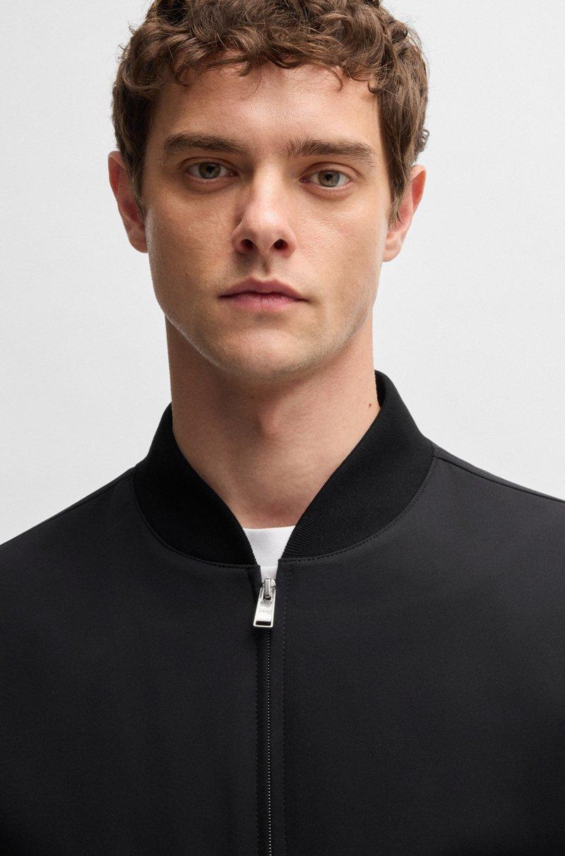 Hugo Boss Chaqueta Slim Fit En Punto Técnico Elástico
