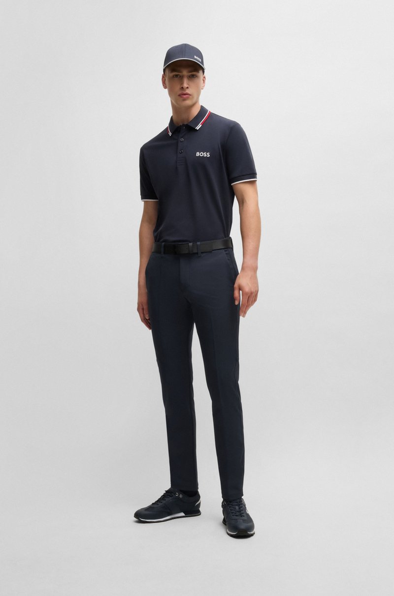 Hugo Boss Chinos Slim Fit De Tejido Multielástico De Planchado Fácil