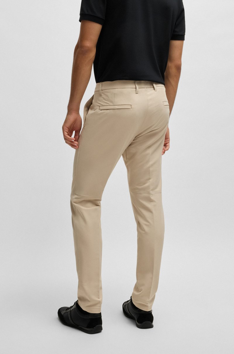 Hugo Boss Chinos Slim Fit De Tejido Multielástico De Planchado Fácil