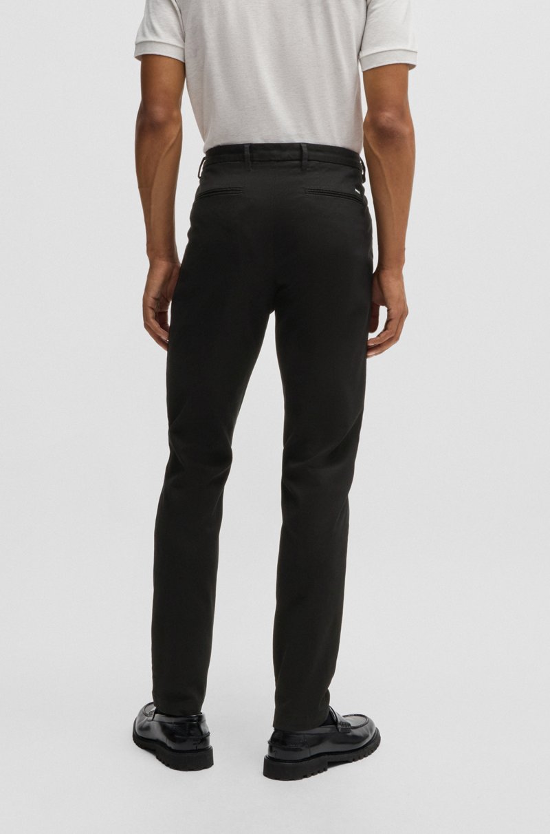 Hugo Boss Chinos Slim Fit En Mezcla De Algodón Elástico