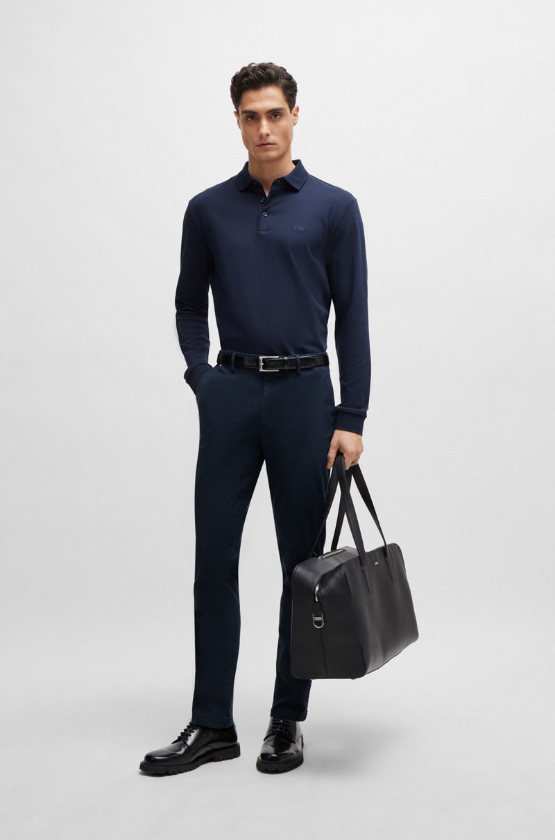 Hugo Boss Chinos Slim Fit En Mezcla De Algodón Elástico