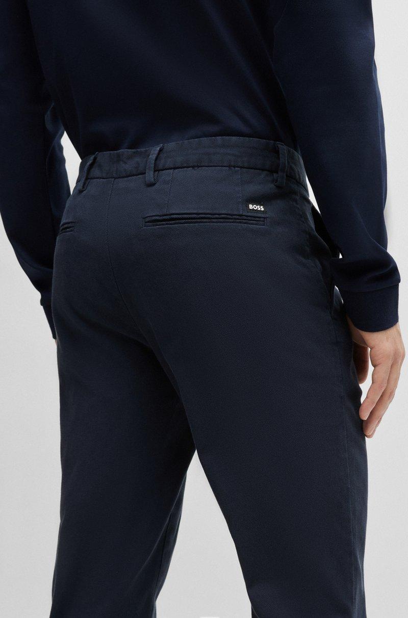 Hugo Boss Chinos Slim Fit En Mezcla De Algodón Elástico