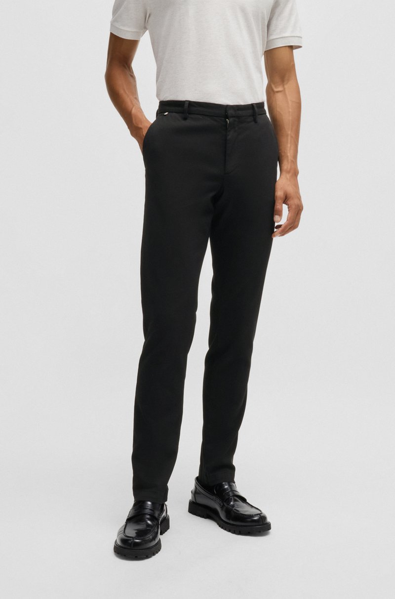 Hugo Boss Chinos slim fit en mezcla de algodón elástico
