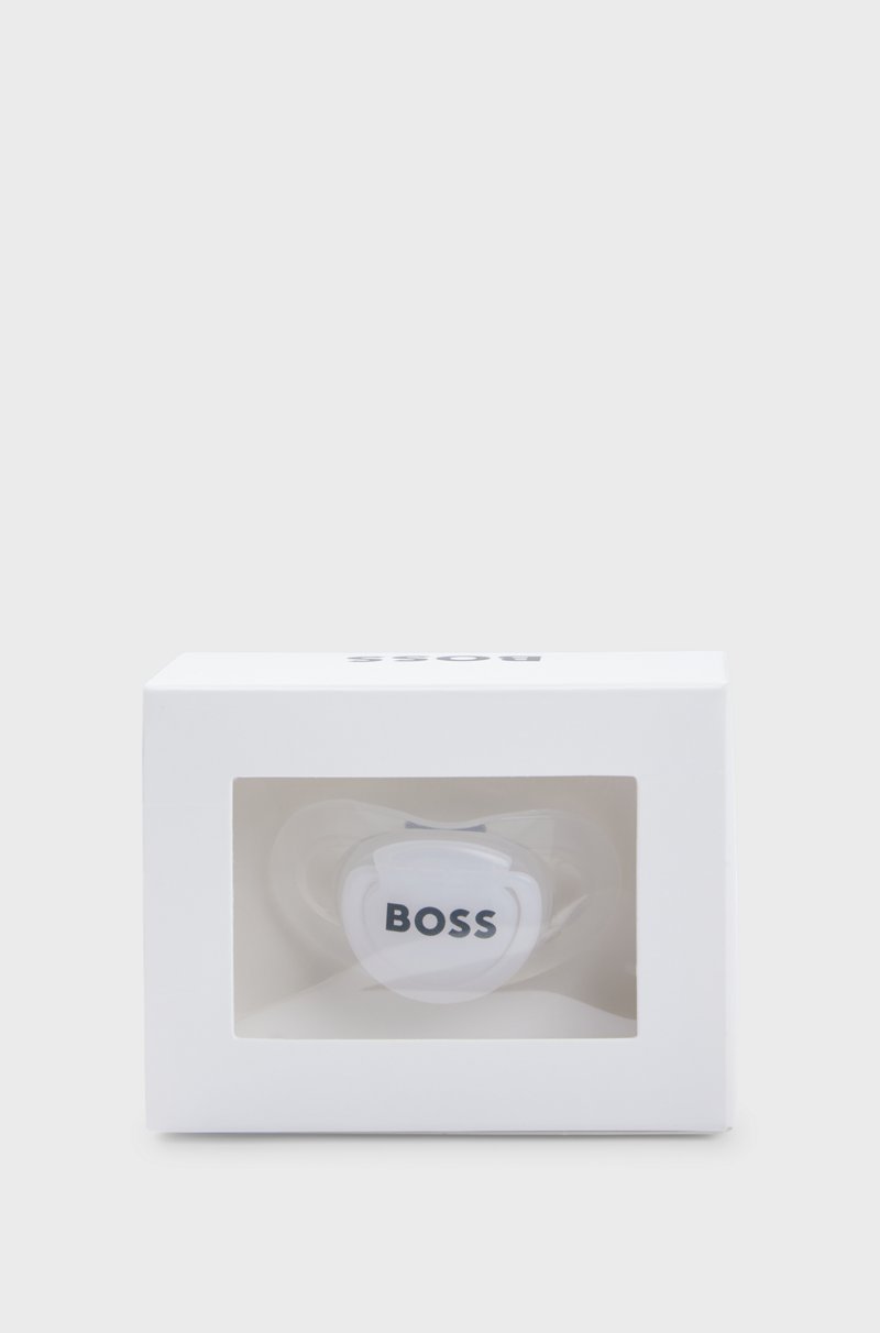 Hugo Boss Chupete con logo para bebés en caja de regalo