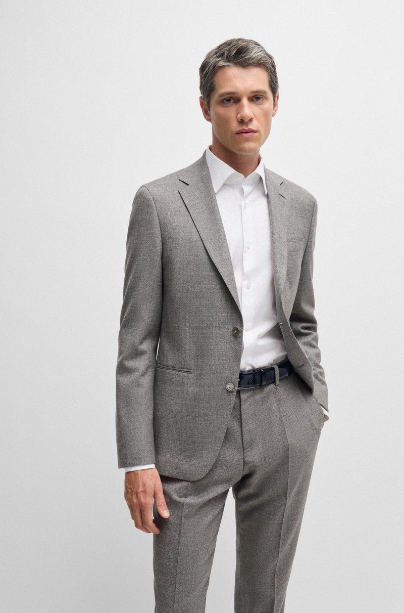 Hugo Boss Cinturón De Charol Italiano Con Hebilla Con Logo