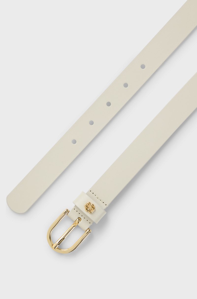 Hugo Boss Cinturón De Piel Con Colgante De Monograma Double B