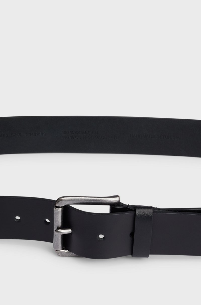 Hugo Boss Cinturón De Piel Con Detalle De La Marca En La Hebilla