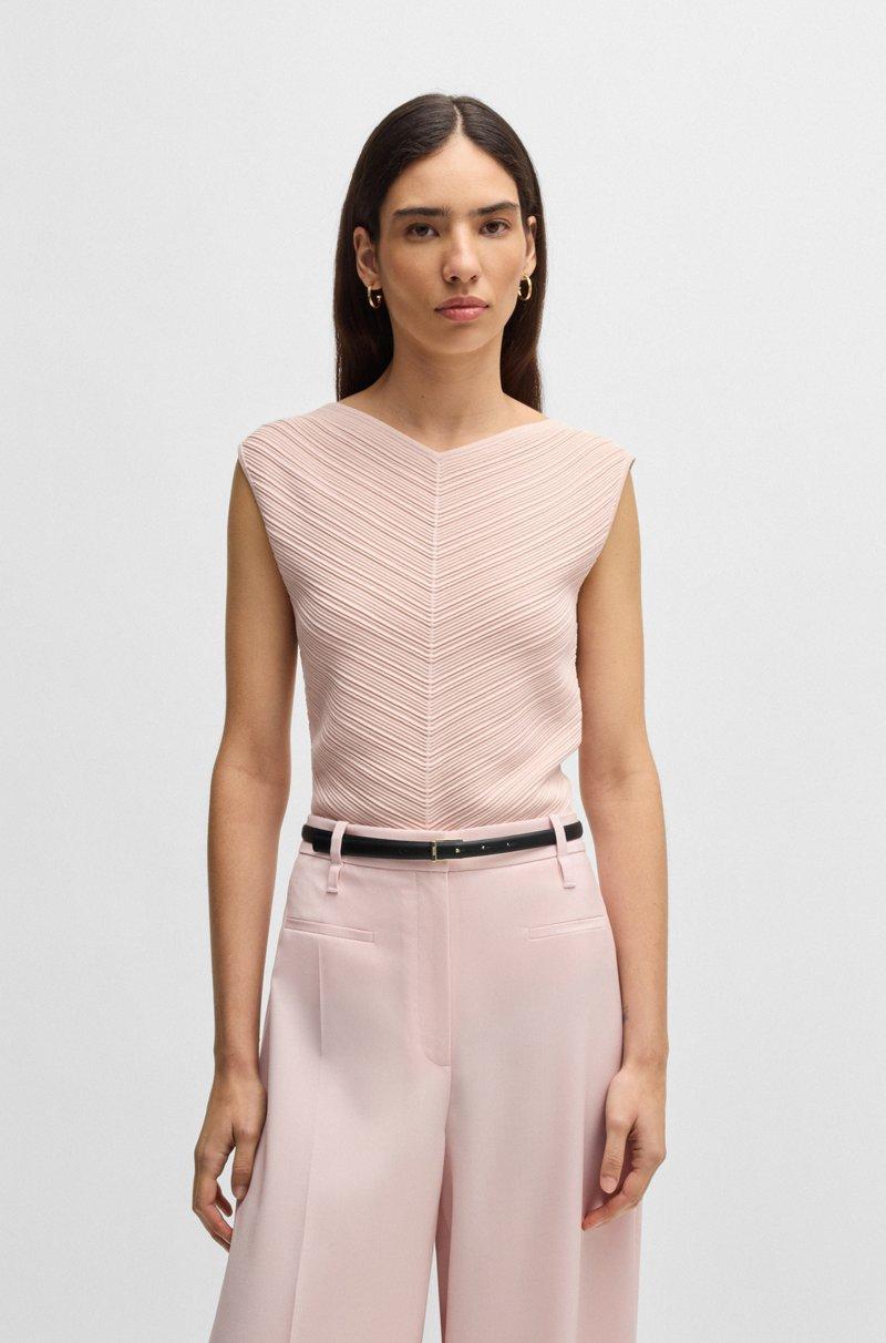 Hugo Boss Cinturón De Piel Con Hebilla En Tono Dorado