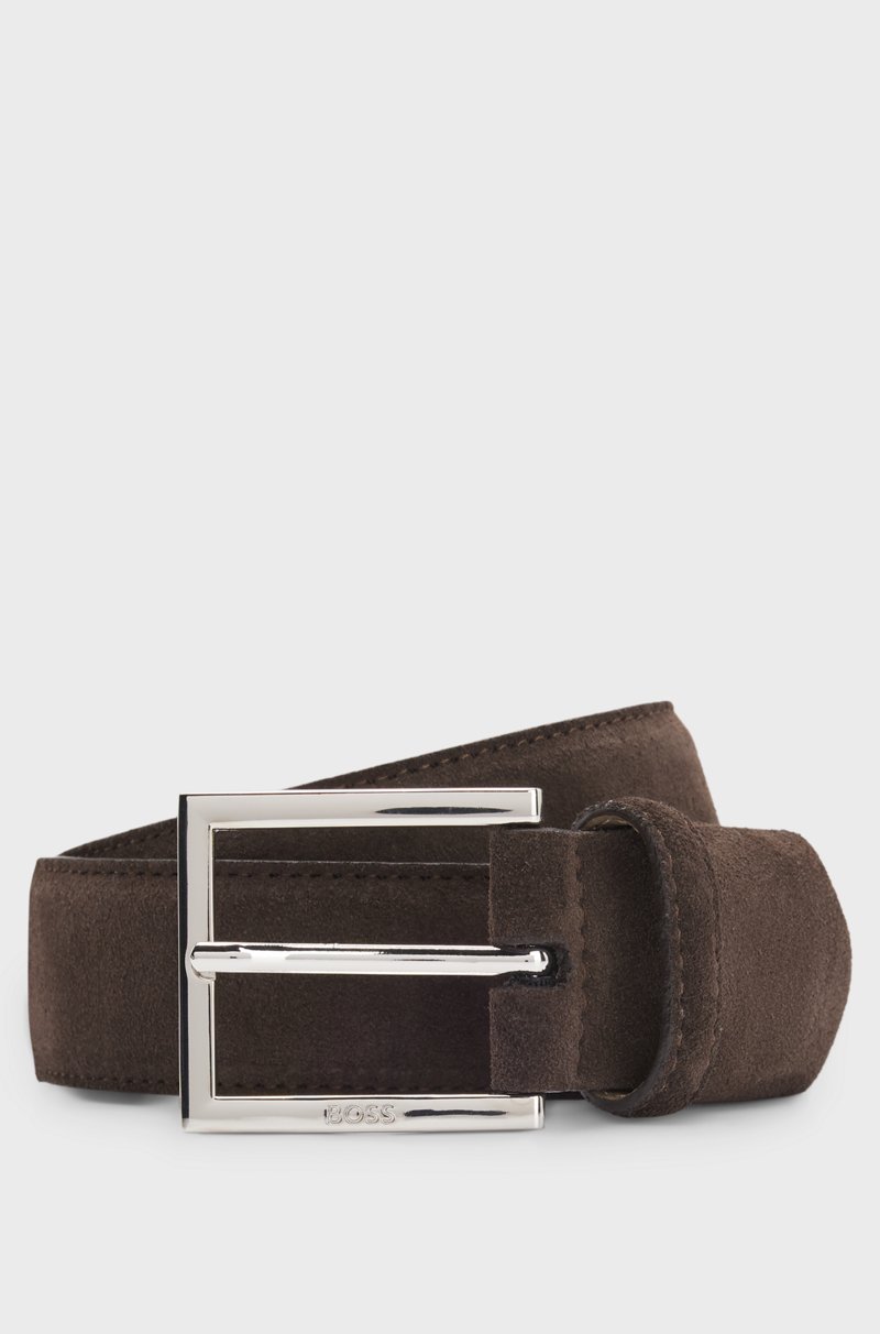Hugo Boss Cinturón de piel Dressletic con elástico oculto