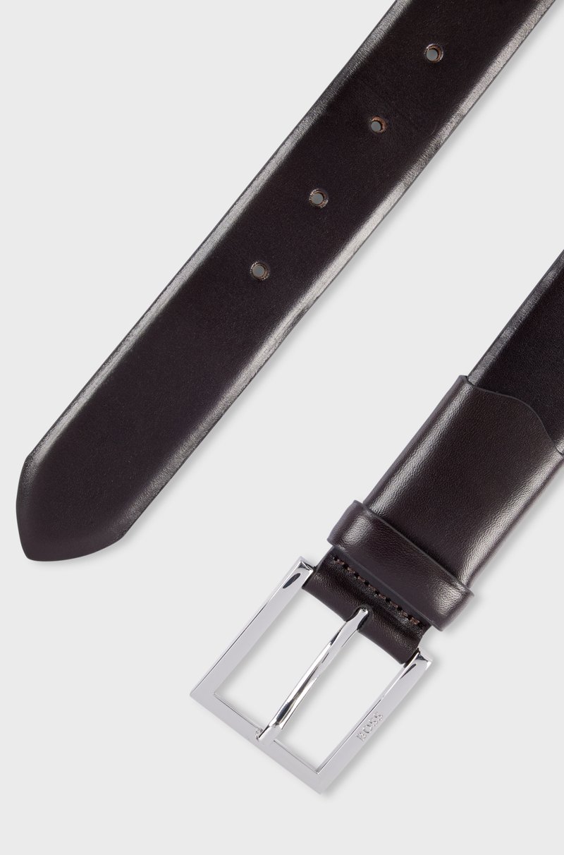 Hugo Boss Cinturón De Piel Dressletic Con Sección Elástica Oculta