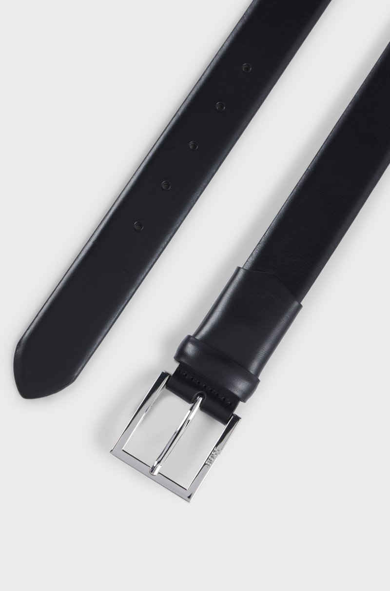 Hugo Boss Cinturón De Piel Dressletic Con Sección Elástica Oculta