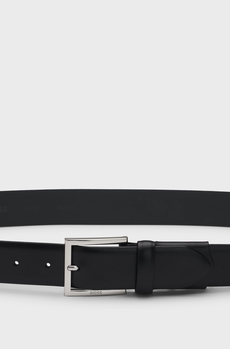 Hugo Boss Cinturón De Piel Dressletic Con Sección Elástica Oculta