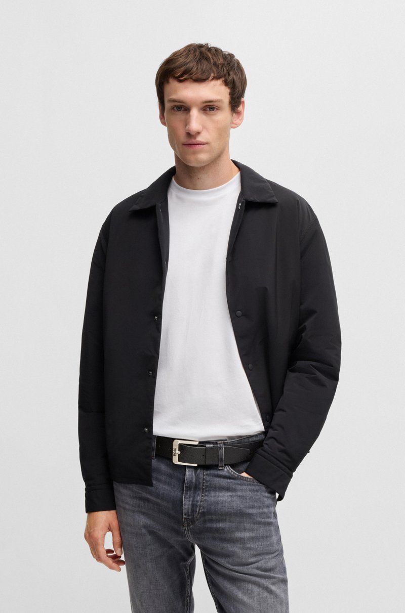 Hugo Boss Cinturón De Piel Italiana Con Hebilla Con Logo