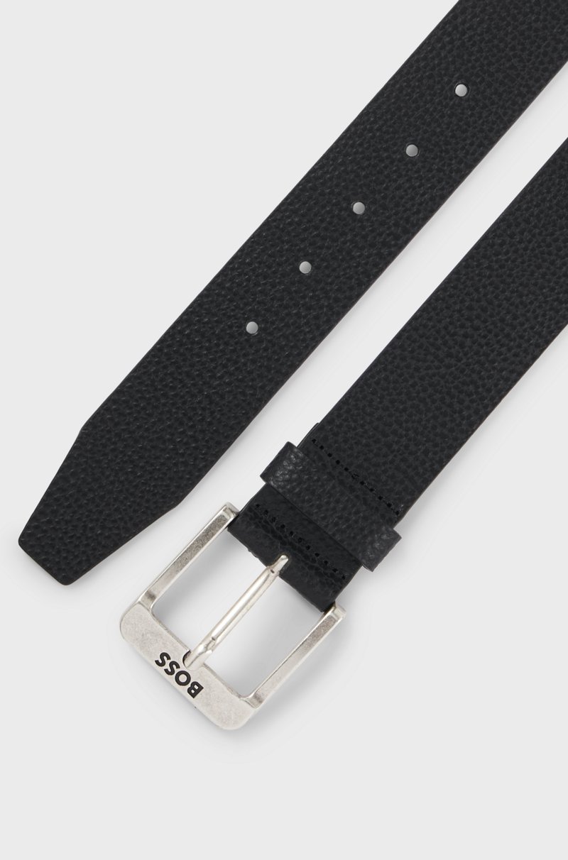 Hugo Boss Cinturón De Piel Italiana Con Hebilla Con Logo