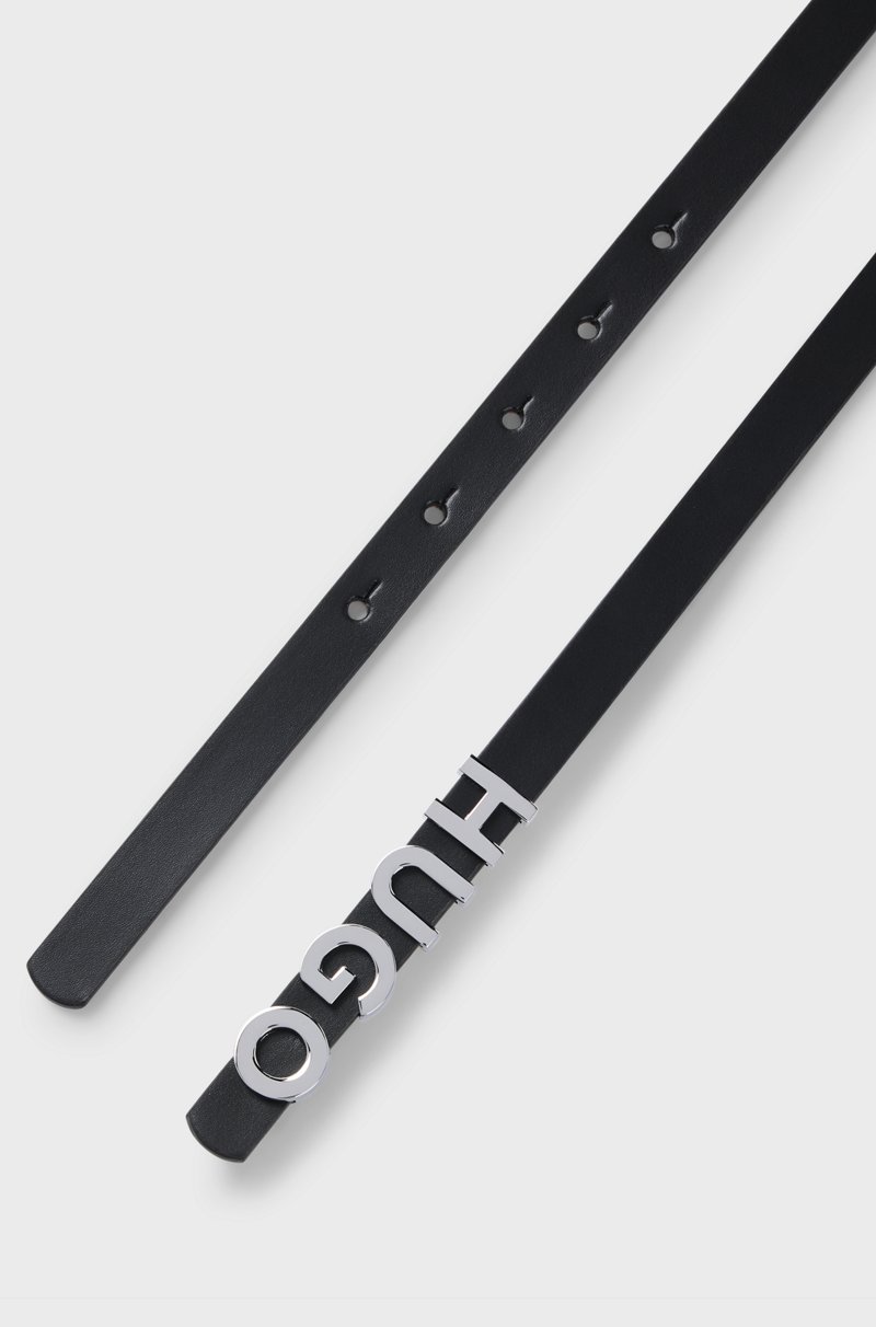 Hugo Boss Cinturón De Piel Italiana Con Hebilla Con Logo