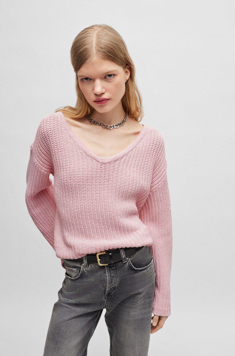 Hugo Boss Cinturón De Piel Italiana Con Hebilla Grabada