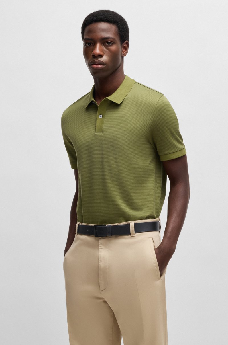 Hugo Boss Cinturón De Piel Italiana Con Hebilla Negra