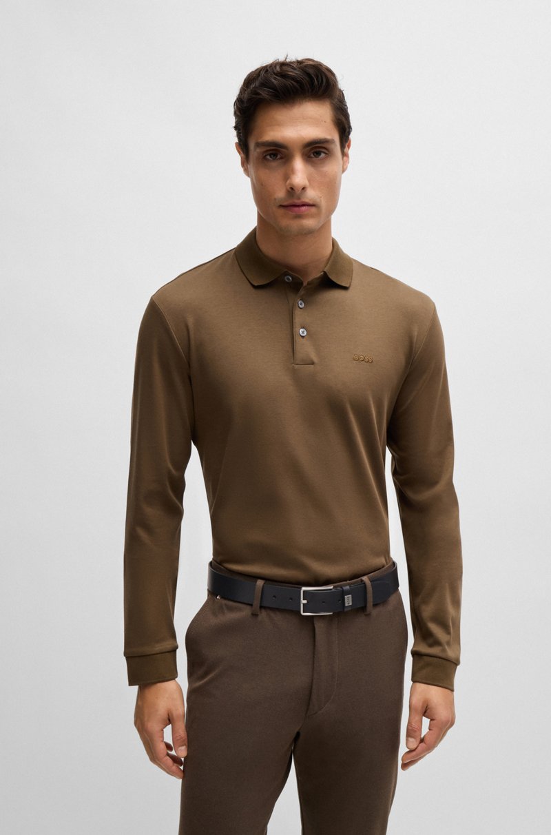 Hugo Boss Cinturón De Piel Italiana Con Logo En La Trabilla