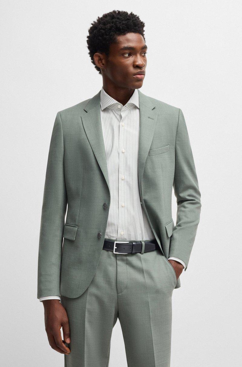 Hugo Boss Cinturón De Piel Italiana Con Logo Grabado En La Hebilla