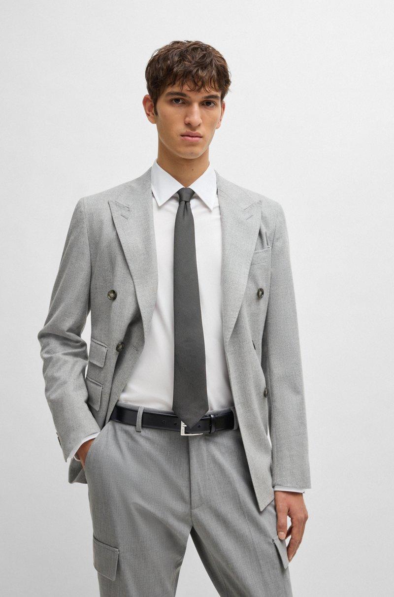 Hugo Boss Cinturón Fabricado En Italia Con Hebilla De La Marca