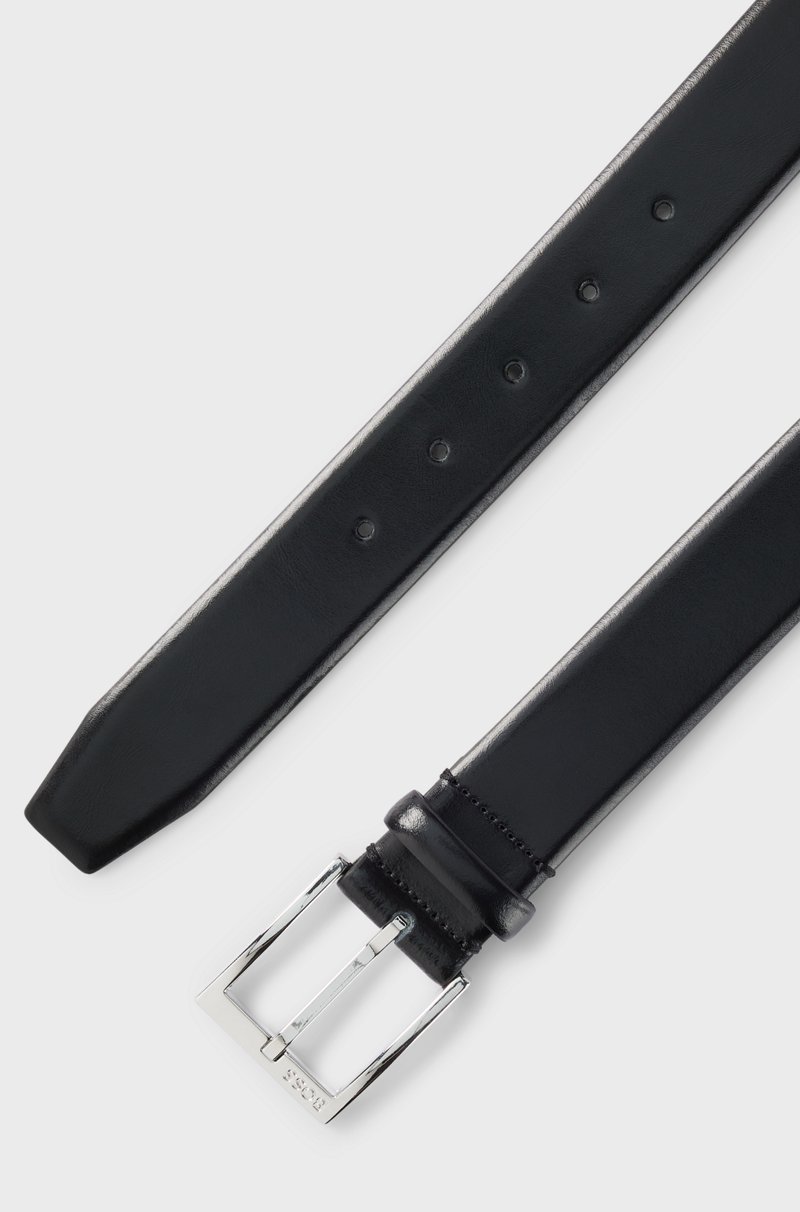 Hugo Boss Cinturón Fabricado En Italia Con Hebilla De La Marca