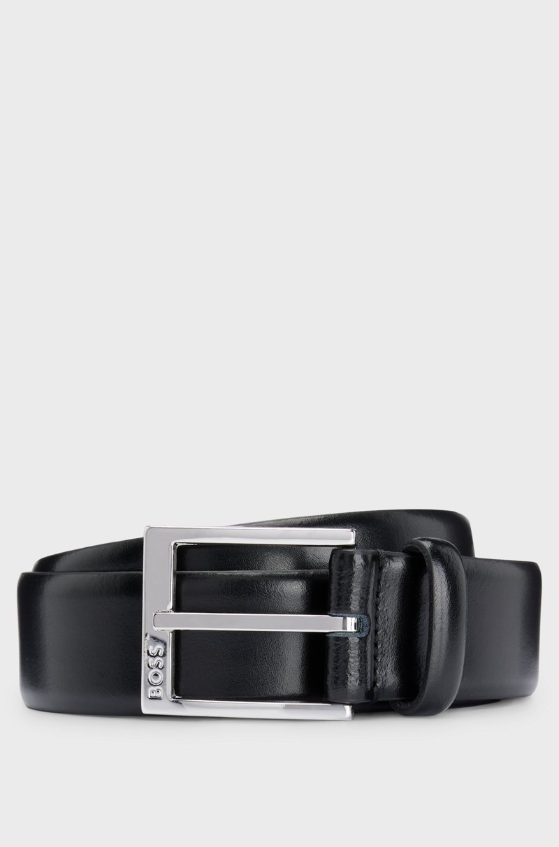 Hugo Boss Cinturón Fabricado En Italia Con Hebilla De La Marca