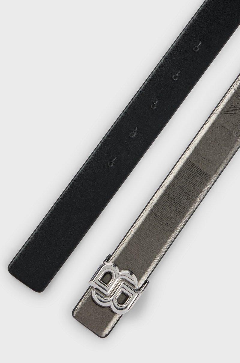 Hugo Boss Cinturón Reversible De Piel Con Monograma Double B En La Hebilla