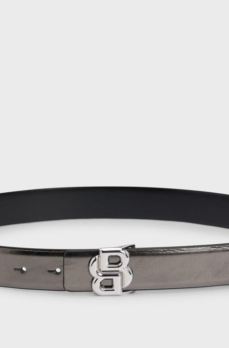 Hugo Boss Cinturón Reversible De Piel Con Monograma Double B En La Hebilla