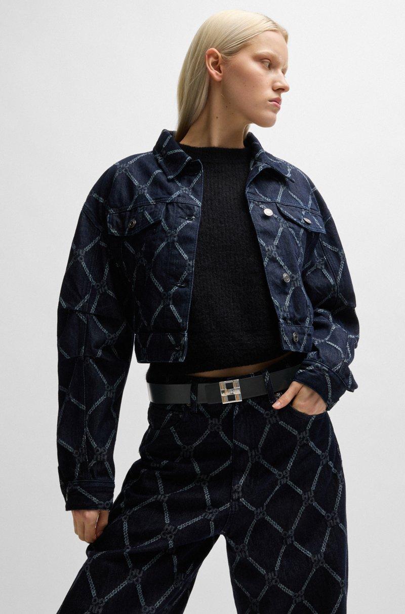 Hugo Boss Cinturón Reversible De Piel Italiana Con Hebilla Con Logo