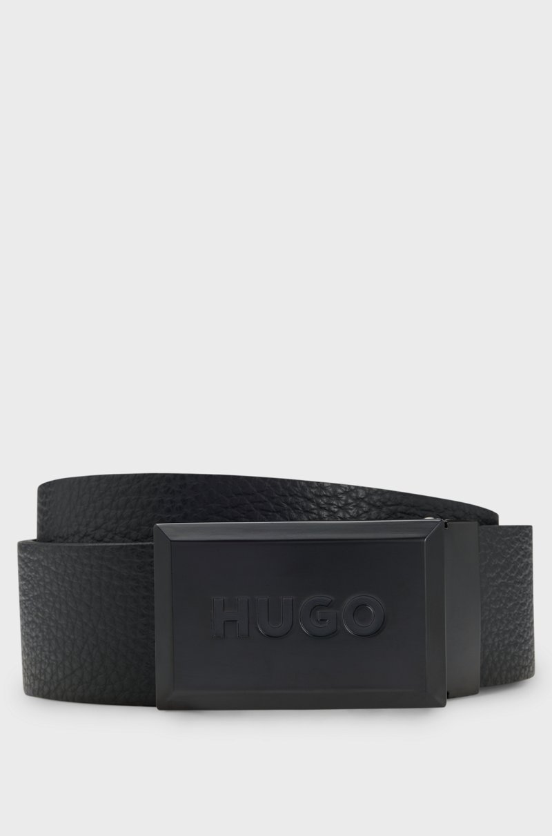 Hugo Boss Cinturón reversible de piel italiana lisa y con grano