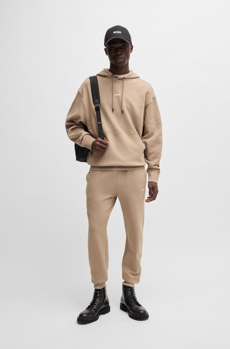 Hugo Boss Conjunto de chándal de algodón interlock con detalles de logotipo