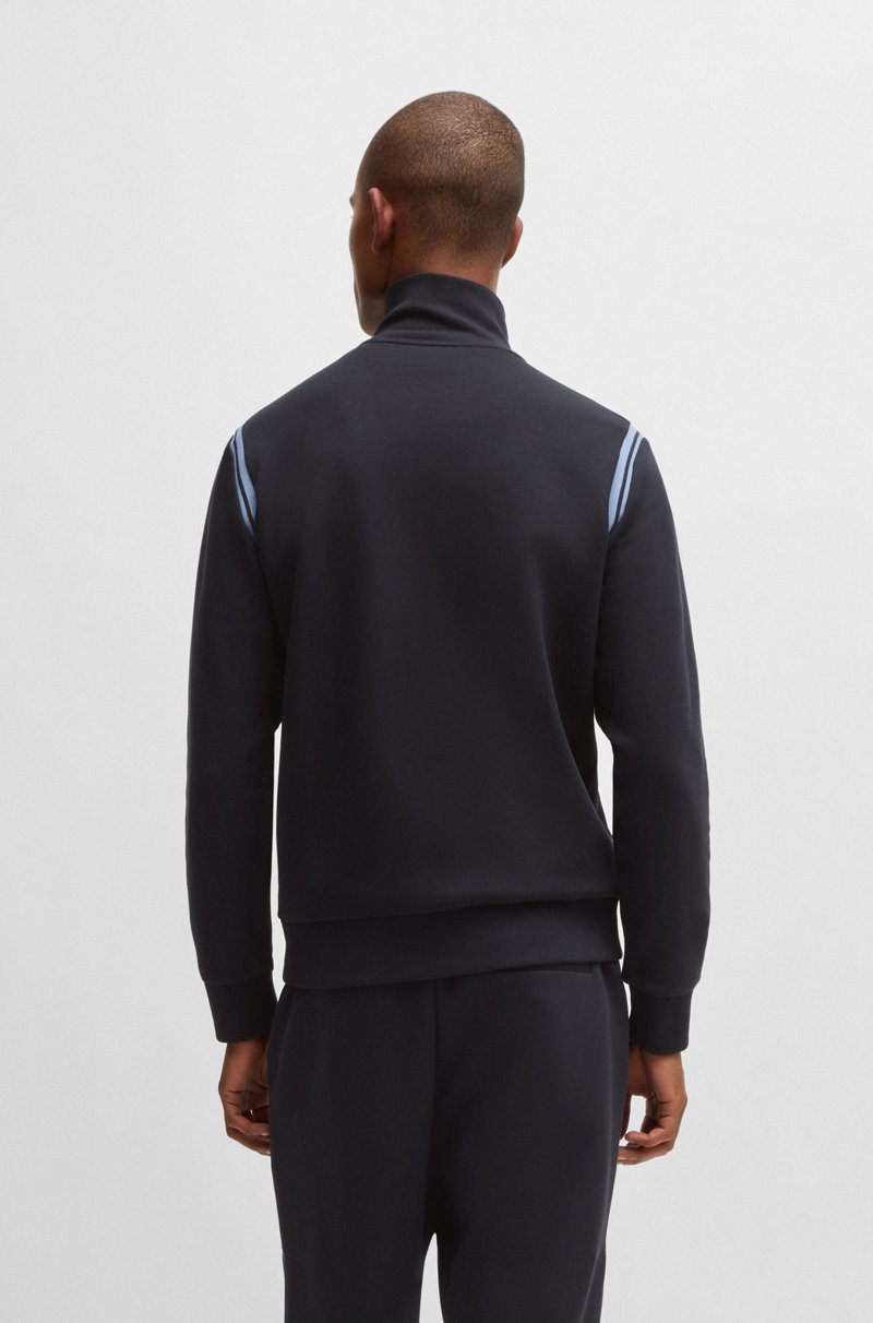 Hugo Boss Conjunto De Chándal Regular Fit De Algodón Elástico Con Apliques A Rayas