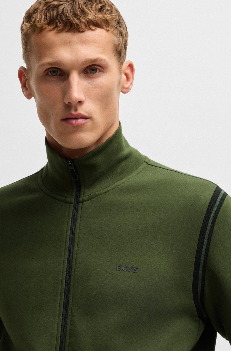 Hugo Boss Conjunto De Chándal Regular Fit De Algodón Elástico Con Apliques A Rayas