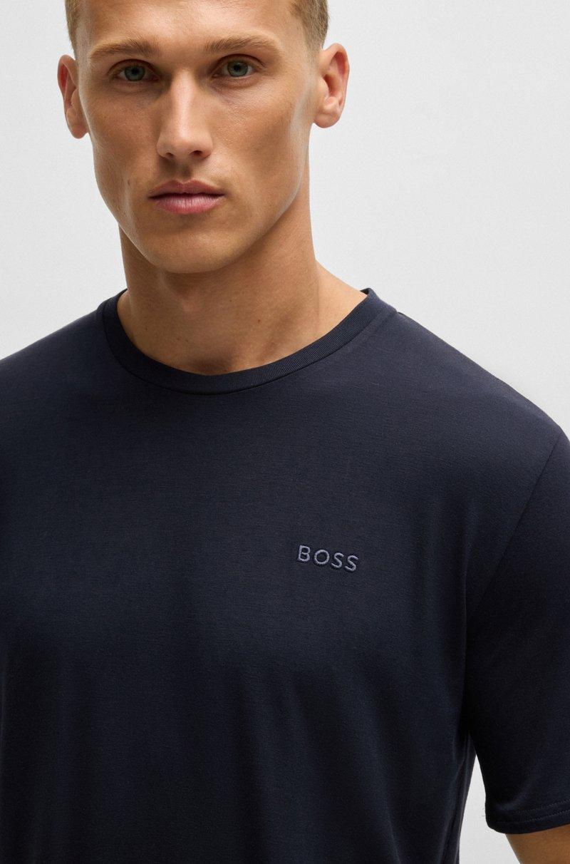 Hugo Boss Conjunto De Pijama Corto De Punto Con Detalle De La Marca Bordado